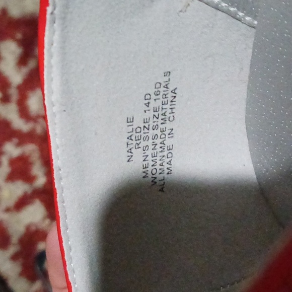 LeDame Crossdresser Red High Heels Mens Size 14D Womens Size 16D - Picture 5 of 6